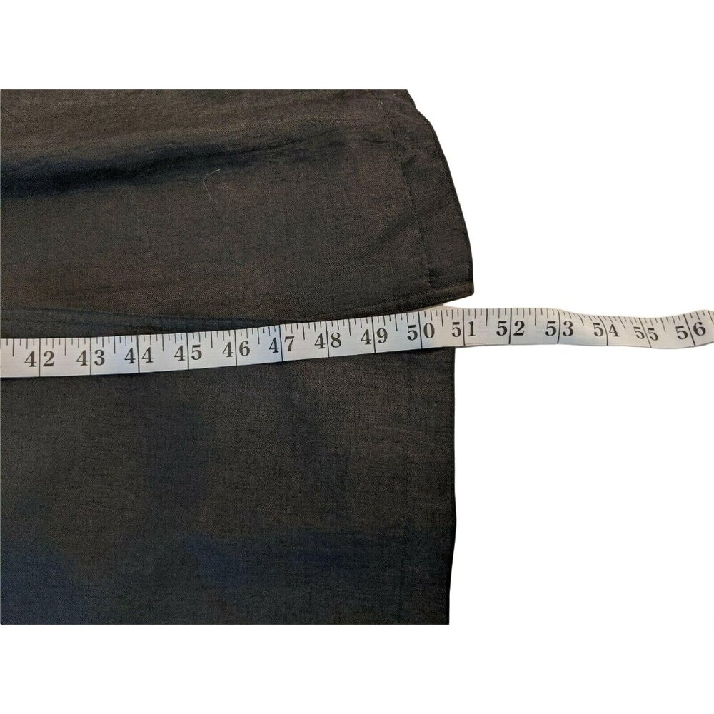Portrait Petite Womens Trench Coat Size 12 Gray Long Belted Button Closure 44g - Picture 9 of 9